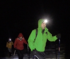 Im Winter auf Wanderschaft