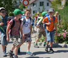 Der erste Aufstieg zu Fuss