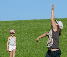 Hoch, höher, Frisbee