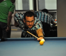 Michi aus tiefem Winkel