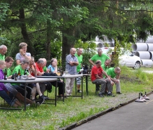 Die Mannschaft beim Triathlon