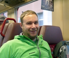 Mit dem Zug unterwegs