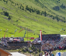 Auf der Schwägalp ist grade noch die "Schwingete" im Gange