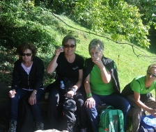 Stärken im Schatten, Wandern in der Sonne