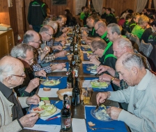 Das Abendessen war wie schon die Jahr davor ausgezeichnet