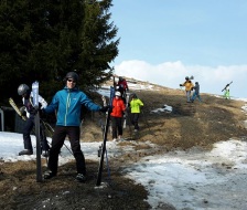 Unschöne Stellen werden zu Fuss überquert
