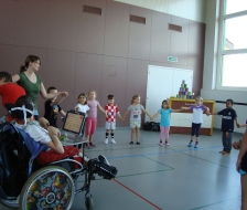 Die Turnstunde wurde barrierefrei geplant