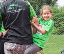 Aufwärmen am Leiter