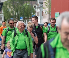 Los geht's am Bahnhof Bazenheid
