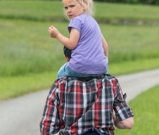 Müde Beine werden geschont