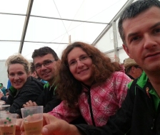 Immer wieder mal im Zelt anzutreffen