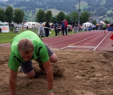 Der Sand ist angenehm nass