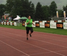 Auch Sara macht die 100m