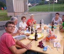 Man lässt es sich schmecken