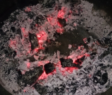 Die Glüht wäre perfekt für weiteres Grillgut