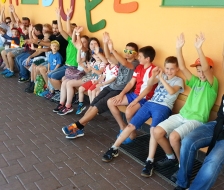 Die Schar nach der Arbeit