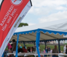 Das erste Mal ist das Gelände rauchfrei