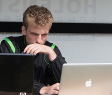 Gabriel im Speakerhäuslein