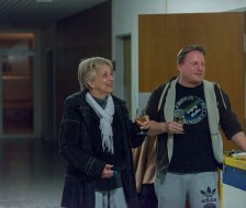 Sichtlich überrascht