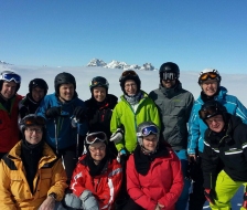 Ein spontanes Gruppenbild einer kleineren Gruppe