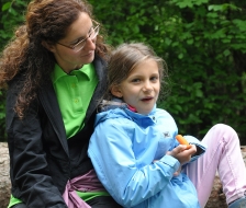 Mama und Tochter