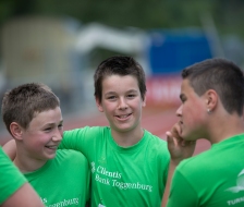 Kurz vor dem Schnelllauf-Start