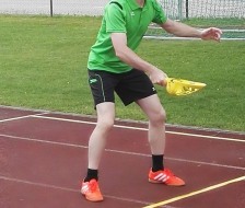 Wird er den Ball fangen?