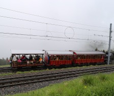 Die Rigibahn bringt uns in die Höhe