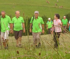 Einige kommen zu Fuss