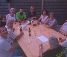 Sitzen bis spät in die Nacht