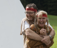 Die Grossen blödeln rum