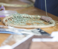 Hier entsteht ein Traumfänger!