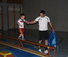 Für einmal ist der Papa mit dabei