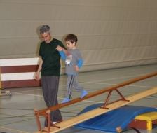 Mit Papa an der Hand ist das kein Problem