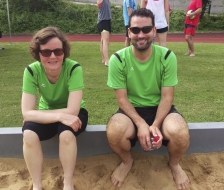 Valerie kam für den Wettkampf extra zum Verein zurück