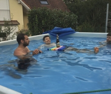 Die Abkühlung tut gut!