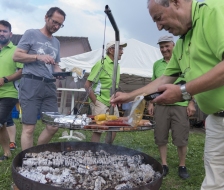 Der Grill ist bereit