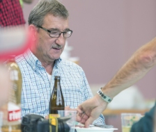 Die Festwirtschaft in der Halle