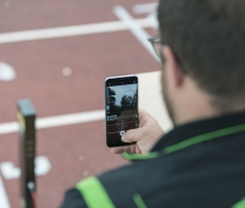 Dave bedient die Slow-Motion Kamera