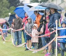 Der Regen setzt ein