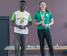 Die Tagessieger Gabriel und Jana-Sophie