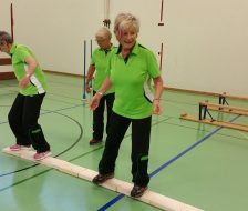 Koordination mit den Füssen ist gefragt