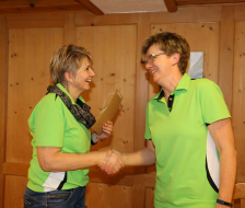 Rita Gmür wird verdankt