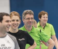 Schön in einer Reihe aufgestellt