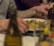 Leckeres Essen wurde serviert