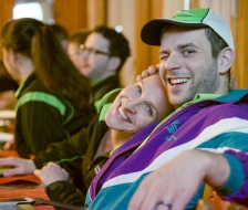 Roland hat sich in Schale geworfen